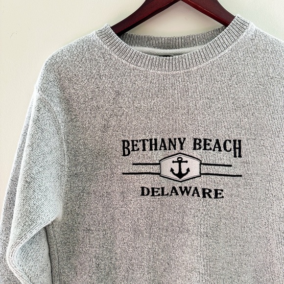 Bethany Beach Cropped Crewneck Sweatshirt - Picture 2 of 4